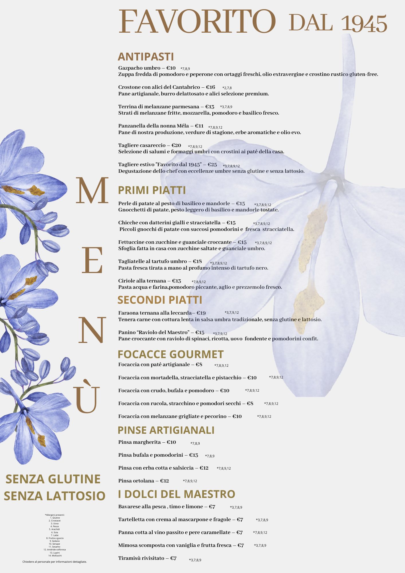 Menù